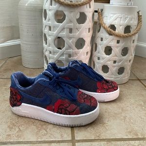 Nike Air Force 1 Low Floral Sequin